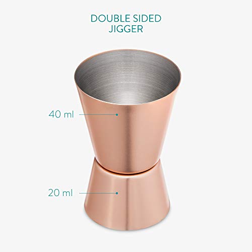 Navaris Moscow Mule bekers - Set van 4 - Cocktailbekers - Mok voor Moscow Mule en cocktails - Roestvrij staal - 4… - Image 7