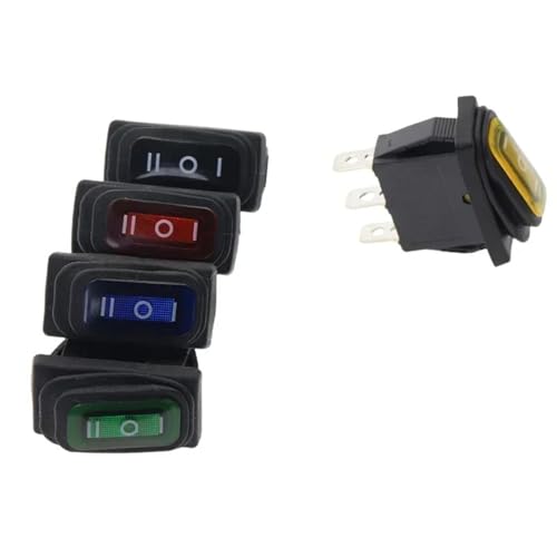 Interrupteur à bascule KCD3 3 broches à forte capacité 20A 125V