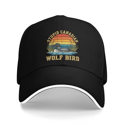 Casquette humour loon amoureux des animaux pour le tennis et le soleil