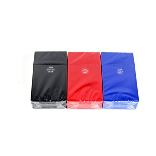 kogu Juego de 3 Cajas de Cigarrillos Pop Up Long sin Puente para 20 Cigarrillos Individuales