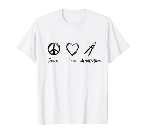 Arquitectura Love Construction Designer Camiseta
