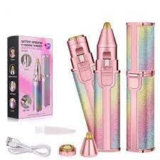 STAR SAI COLLECTION- 2-in-1 Women’s Eyebrow & Body Trimmer – Battery Powered Groomer with 30 Min Runtime | Multicolor with Adapter-picture-41