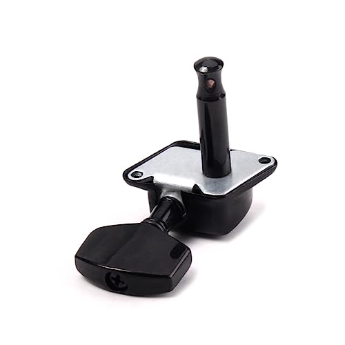 Vaguelly Guitar Machine Heads 6 Pcs Semiclosed Tuning Pegs 3l3r for Acoustic Electric Guitars Mounting Screws