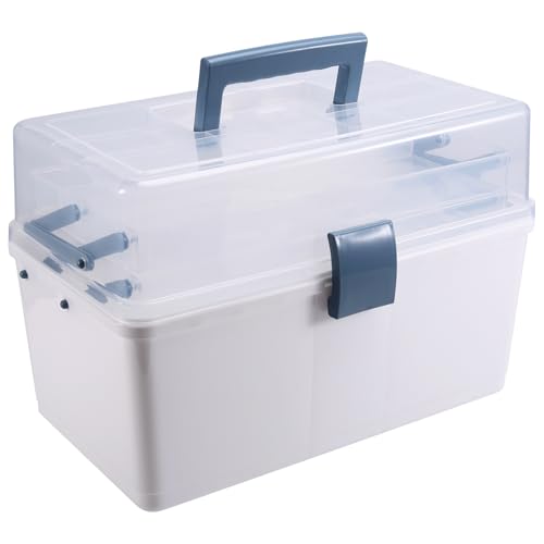 GREOHNMPAW Caja Herramientas Multifuncional Portátil, Caja Almacenamiento Hardware, Caja Herramientas Mantenimiento Electricista Gran Capacidad, Caja Clasificación Hardware
