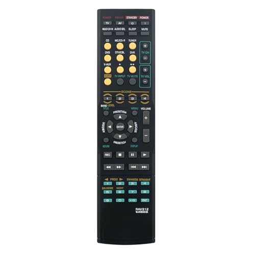 Télécommande RAV312 de remplacement pour récepteur Yamaha RX-V361 perdu ou cassé