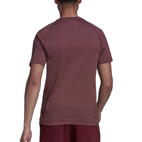 Image of adidas Men M Yoga TEE Polyester Training T-Shirts | RD190