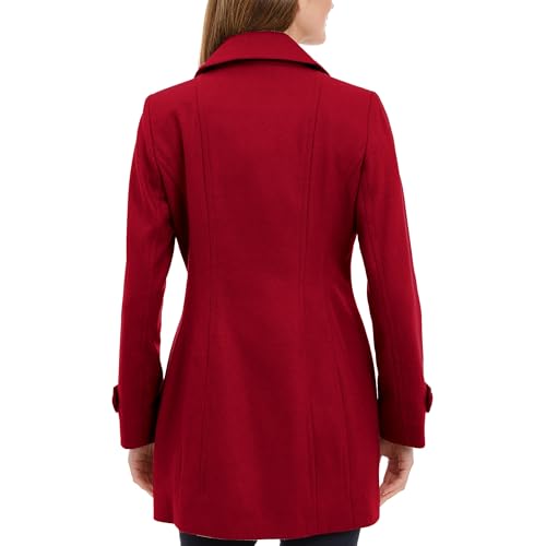Image of Anne Klein Women's Classic Double Breasted Wool Coat