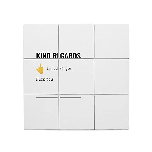 Carreaux céramique bureau au design humour Kind Regards pour décorer votre espace de travail