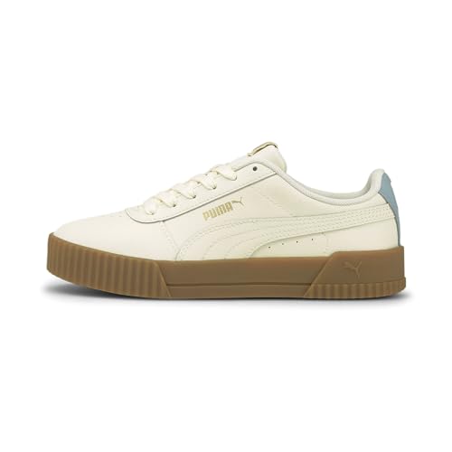 Image of Puma Womens Carina Lux L White- WhiteSneaker