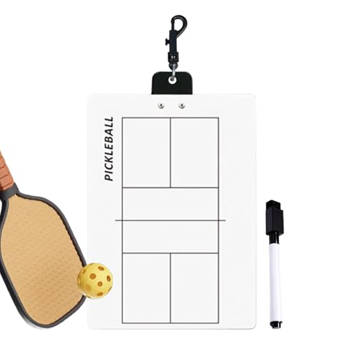 Pickleball – mellanställ, volleyboll – mellanhylla | borrbräda för bollsport – dubbelsidig strategibräda för bollsporter, badminton-träning whiteboard