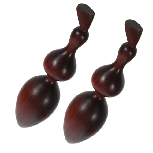 KOMBIUDA Palo de Masaje de Madera de Gran Tamaño 2 Unidades Herramienta Portátil para Puntos Gatillo Masajeador Facial y Corporal Instrumento de Reflexología para Aliviar Fatiga y