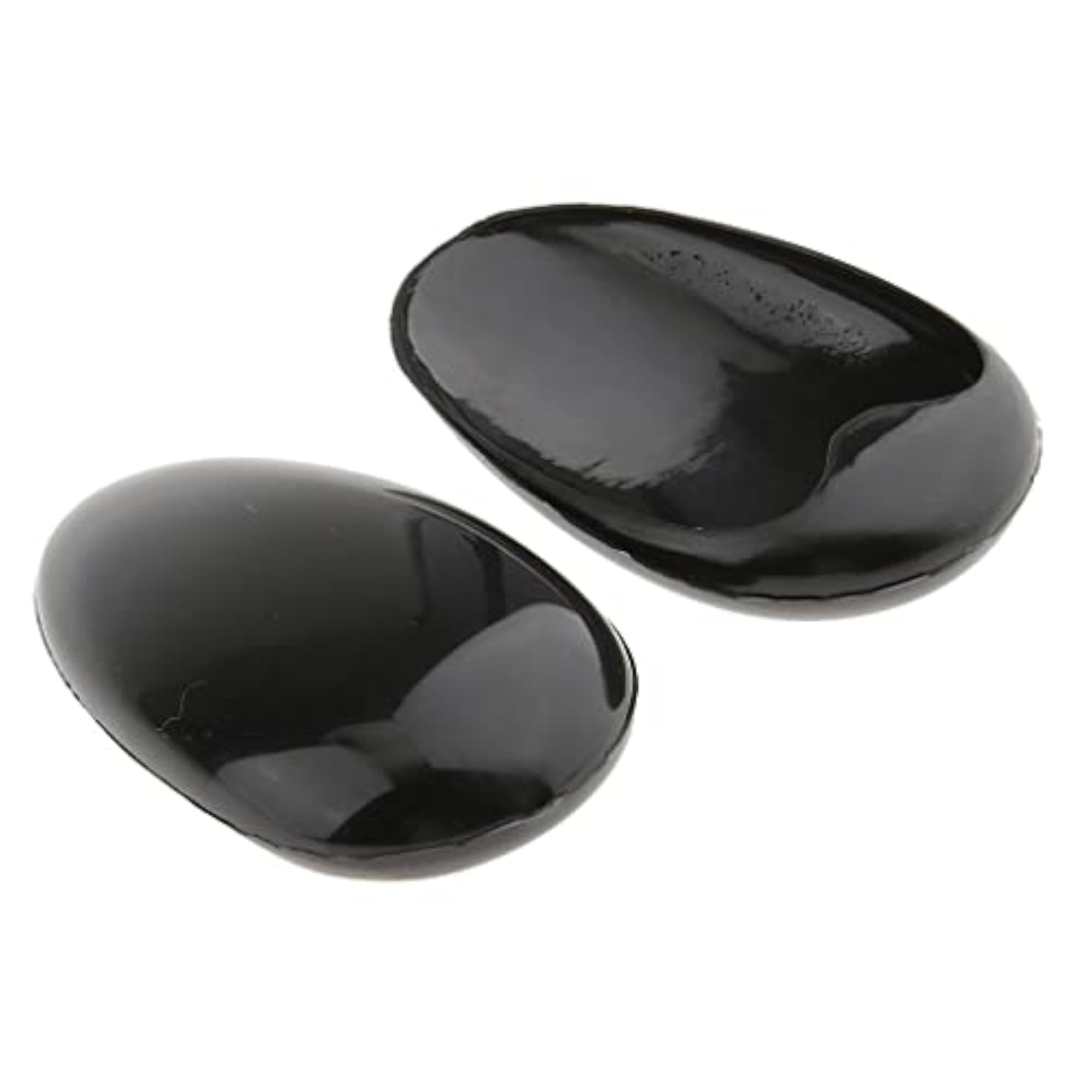 Black PVC Hairdressing Dye Coloring Ear Cover Shields, 5 Pairs