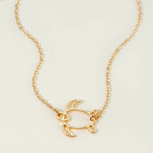 Image of MEVECCO Bracelet for Women 14K Gold Plated Dainty Chain Simple Jewelry Cute Handmade Minimalist for Her