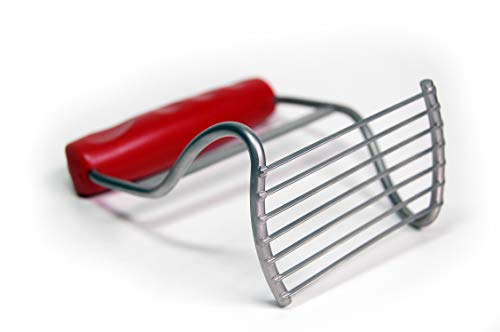 Kitchen Innovations FBA_KI-100102 Perfect Pie Blender, Pastry Cutter-Best in Class-Stainless Steel Blades with Ergonomic Handle-Red, Small - Thumbnail 3