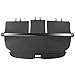IKON MOTORSPORTS Cargo Cover, Compatible with 2007-2011 Honda CR-V, Factory Style Black Retractable Rear Security Trunk Cover Privacy Shield