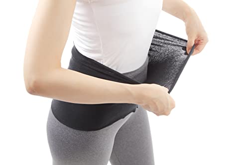 Silk Protein HARAMAKI Belly Warmer Free Size W(25-33") Waist Warmer Made in Japan Black Stomach Wrap4