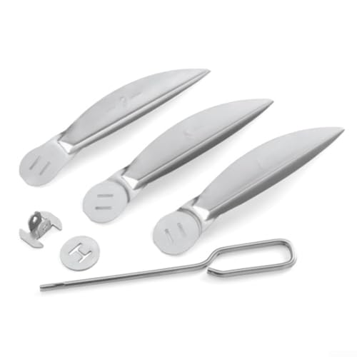 YJDOORPLAY Kit de système de nettoyage One Touch de 56,9 cm pour barbecue 7444 pièces de rechange, pour barbecues à charbon, système d'élimination des cendres métalliques