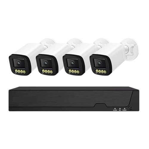 4K 8CH 4CH POE NVR 5MP ZLeBJVXe oI[fBI CCTV O IP J H.265 P2P rfIĎZbg(2T,4CH 4PCS 5MP Cam)