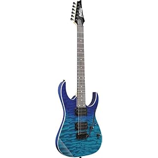 Ibanez GRG120QAASP-BGD GIO Series Guitare électrique avec matériel noir dégradé bleu - Les Beatles, Paul McCartney, John Lennon, RIngo Starr, George Harrison Ibanez GRG120QAASP-BGD GIO Series Guitare électrique avec matériel noir dégradé bleu – Image 2