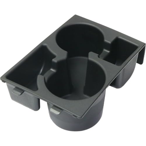 Portavasos para Chevy Malibu 2008-2012 plástico negro miniatura 3