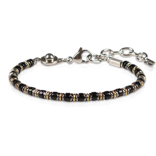 Pulsera MetShine de Obsidiana y Hematita para Hombre miniatura 1