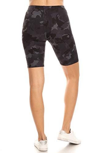 Image of Leggings Depot Women's Fashion Biker Shorts Popular Prints BAT1
