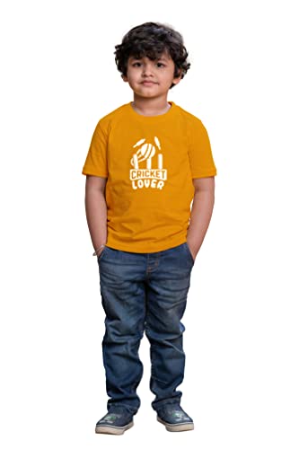 Image of Kids Cricket Lover Half Sleeve Printed Tshirt