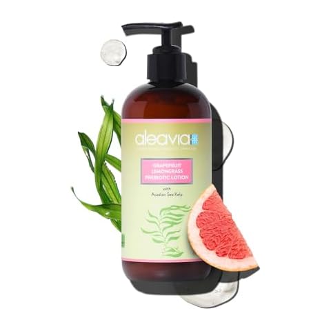 Aleavia Grapefruit Lemongrass Prebiotic Body Lotion Cover