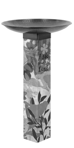 Studio M BB1008 Sentimental Journey Bird Bath Art Pole, 0