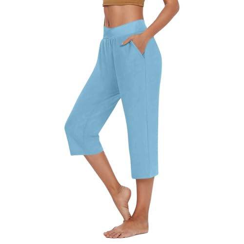 Pantalon 3/4 femme décontracté et confortable pour le quotidien