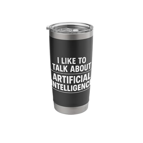 I Like To Talk About AI Funny AI Machine Learning Engineer Stainless Steel Insulated Tumbler