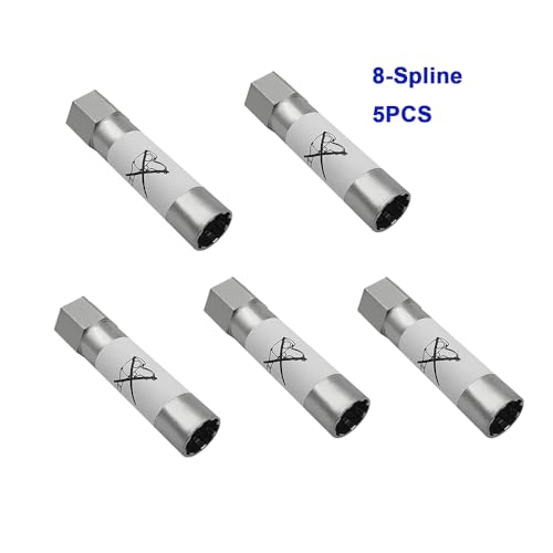 Image of 2 Pcs 8-Spline Lug Nut Key Lock Tool 65100 for Cars 13 /16'' Hex | Wheel Lock Key Replacement for Spline Lug Nuts