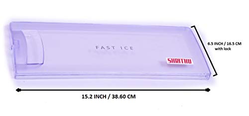 Image of SHRITHU Freezer Door Evap Compatible with Whirlpool Refrigerator Standard Size Color Clear Transparent Design Part Code A223039-2 Evap Door Asy