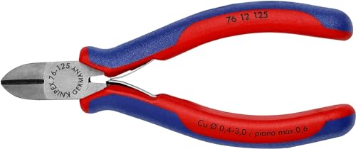 KNIPEX Seitenschneider für Elektromechaniker, 125 mm, 76 12 125 – Ansicht 3