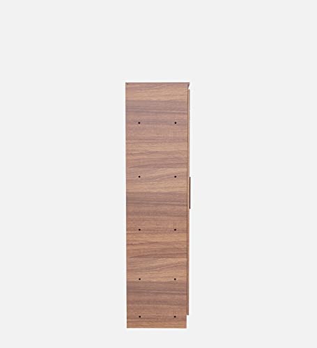 Image of COUCH CULTURE Loyal Engineered Wood Wardrobe with 4 Doors | Almirah | Multipurpose Storage Organizer| Well Designed Storage Compartments | 11 Shelves, Strong Locks, Leon Teak 1 Year Warranty