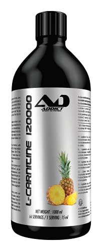 Bruleurs de graisse puissant | Fat Burner | CLA | L Carnitine 120000 |1 litre | Saveur Tropical Ananas | addict sport nutrition Cover