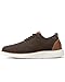 VILOCY Men's Dress Sneakers Oxfords Casual Business Shoes Lace Up Lightweight Walking Knit Mesh Fashion Sneakers Brown, EU45