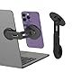 CloudValley Magnetischer Laptop Handy Ständer, 3-Dimensionale Verstellbare Kamera-Übergabe Zubehör Halterung für iPhone, Faltbarer Halterungsbügel für Tesla PC Gym Monitor, schwarz