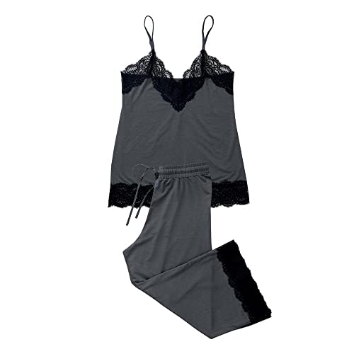 Pijama Regata E Calca Pantacourt Lounge, She, Feminino, Azul Marinho, G
