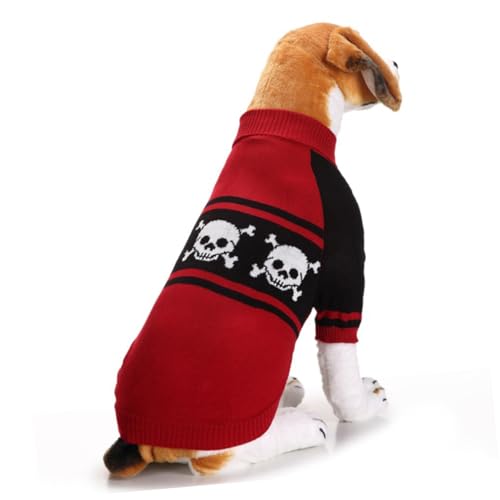 Disfraz de Perro Halloween con Motivo Calavera Talla L miniatura 7