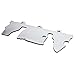 010378 Upgrade Fuel Rail and Injector Cover Kit,Fuel Rail & Injector Heat Shield Kit Compatible with 1997-2004 Jeep Wrangler TJ Grand Cherokee 4.0L Engine