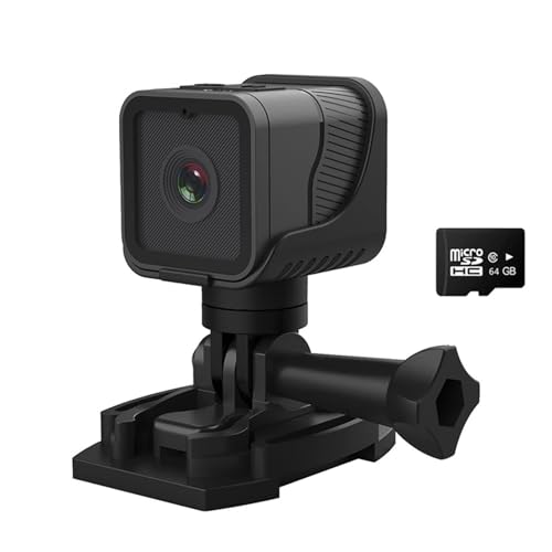 Caméra sans fil pour vlogging et sport vidéo en plein air avec mémoire 64 Go