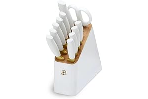 Drew Barrymore 12-Piece Knife Block Set: A Culinary Essential for Your Kitchen