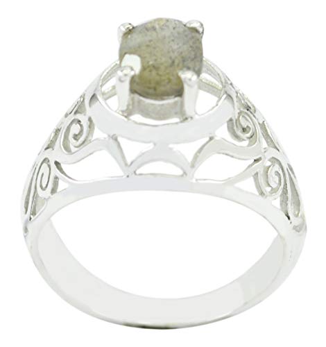 Bague en Argent Sterling 925 Multi Naturelle RIYO Bijoux Haute Joaillerie Fine