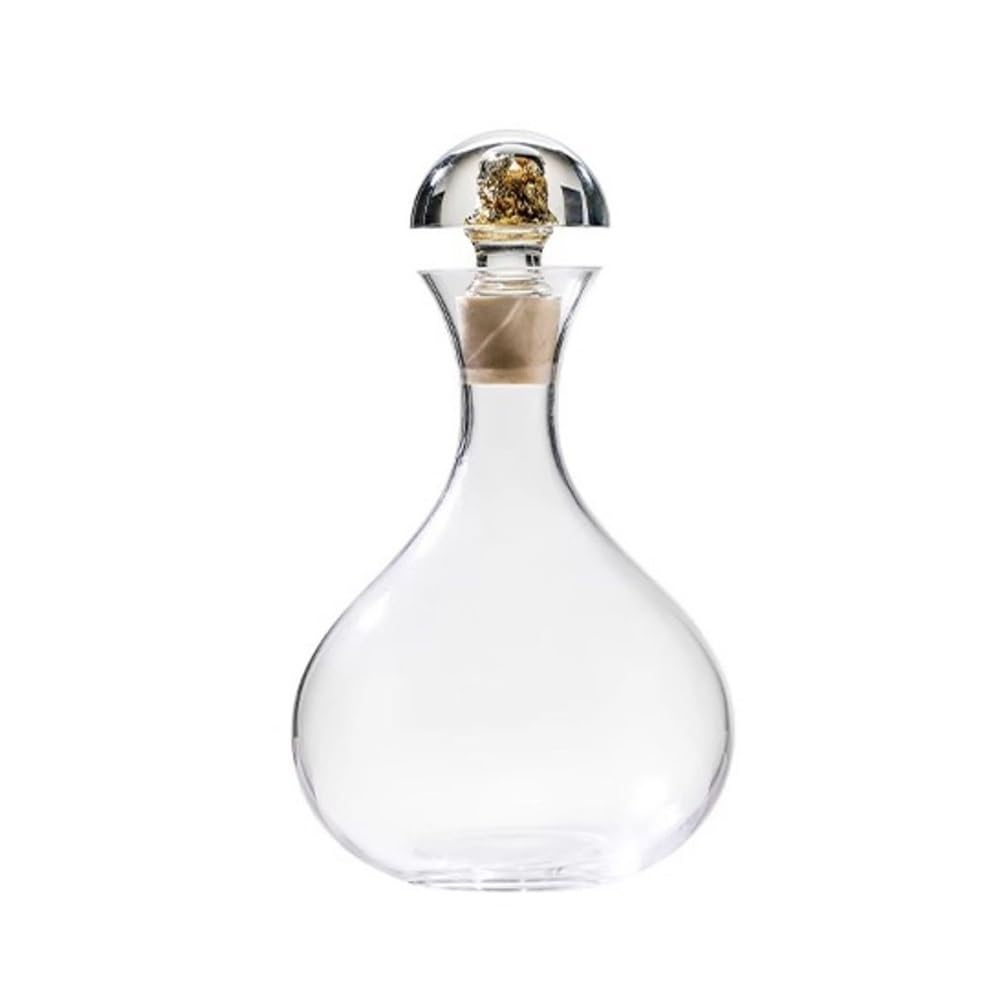 aireador de vino, Jarra decantadora de vino cristal 1000 ml con tapón, ideal for cenas en casa y regalos