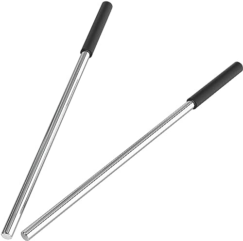 Lot De 2 Barres D'enroulement Pour Ressort De Porte De Garage - Acier Allié 1/2 Pouce, 43,7 Cm - Poignée Antidérapante