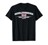 Middlesbrough England T-Shirt, Men, Black, Small