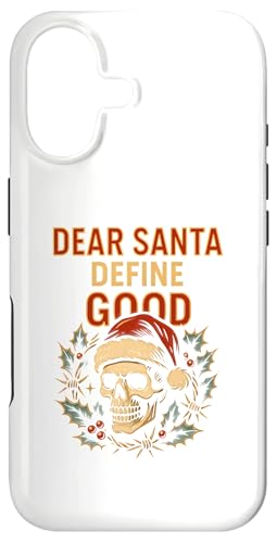 Christmas Politics Dear Santa Define Good Fun �����Y �p���f�B �X�}�z�P�[�X iPhone 17 �p