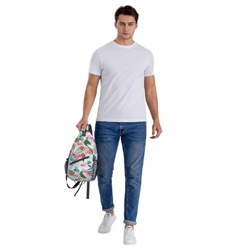 Image of Sling Backpack For Men Hiking Daypack Crossbody Shoulder Bag Travel Chest Pack | Hiking