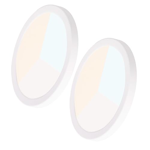 Alpinaluz Pack 2 Plafones LED Blancos 18W